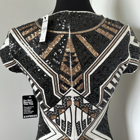 NWT Express sequin midi dress S - Picture 7 of 8